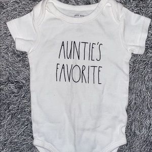 12/$35 6-9 months rae dunn onesie